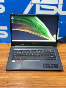 LAPTOP ACER ASPIRE A314 AMD athlon second siap pakai