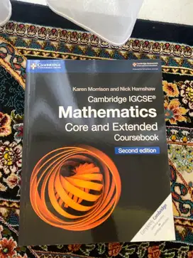 Cambridge IGCSE Mathematics Core & Extended Coursebook Second edition
