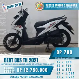 FREE OLI 3X DAN GARANSI SERVICE 1 THN HONDA BEAT CBS TH 2021