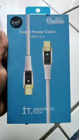 Tweed Power Cable Usb C To C