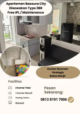 Disewakan Apartemen Bassura City Murah Tower Alamanda