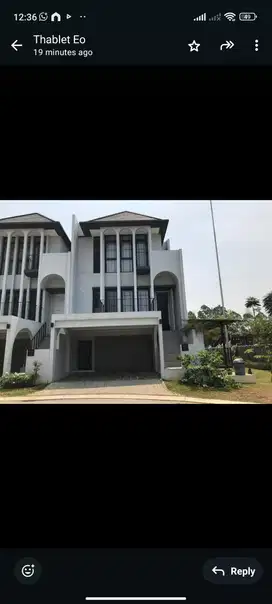 Di jUal Cepat Rumah Baru Hoek Greenwich Park BSD cluster Aether