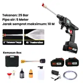 Jet Cleaner Mesin Steam Power Spayer Mobil & Motor Portable Serbaguna