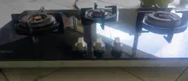 Kompor tanam 3tungku merk delizia