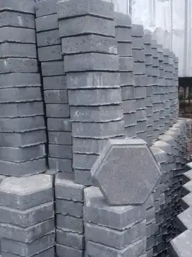 Paving Block, Segi enam abu, Conblock, Conblok, Konblock, Konblok