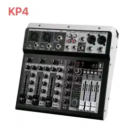KP4 Audio mixer professional 4 channel mixer, support Bluetooth USB