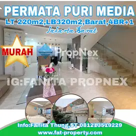 Dijual rumah mewah di Permata Puri Media,JakBar LT 220m2 LB 320m2,Bara