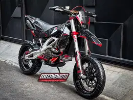 LANGKA KLX 250 ‼️SUPERMOTO FULL MODIF FRAME  SXV 550 PART BRANDED
