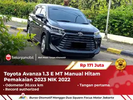 [ TANGAN PERTAMA ] Toyota Avanza 1.3 E MT Manual Hitam 2022/2023