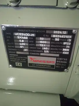 Dinamo Maestro 50kva