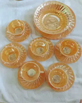 Tea Set Antik Fire King USA