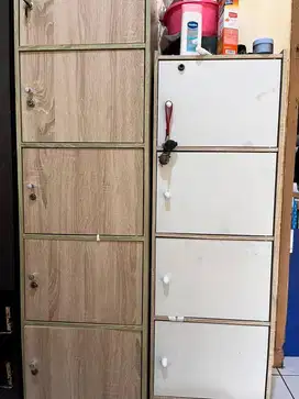 Lemari kayu 5 dan 4 laci