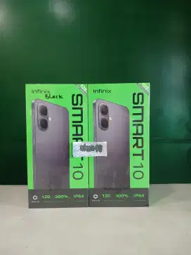 Infinix Smart 10 4Gb 128Gb Battery 5000mAh Layar 120Hz IP64 Resmi