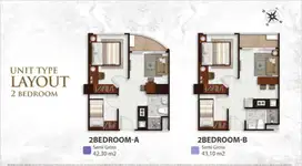 Di jual Apartement di tengah KOTA THE SKY HARCO GLODOK Jak-Bar