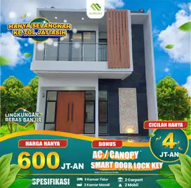 DIJUAL MURAH RUMAH IDAMAN 2 LANTAI DAN BEBAS BANJIR DI JATIASIH