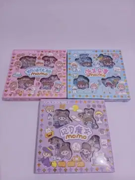 Stiker momo Box Besar dan kecil isi 100 lembar