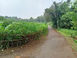 Dijual tanah kosong strategis pinggir jalan desa cidokom