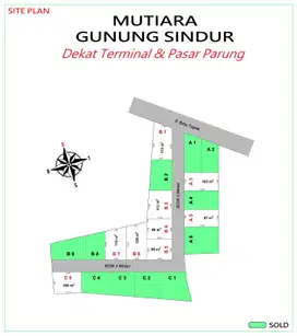 Tanah Kavling Perumahan, Dekat Jl. Serpong - Parung SHM