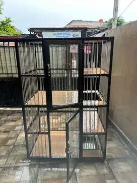 Kandang Kucing/Anjing/Binatang Hewan 2 Tingkat