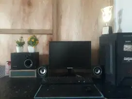 Komputer full set + speaker aktif