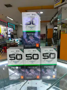 Infinix note 50 8/256 gb original infinix garansi 12 bulan