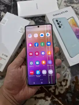 Samsung Galaxy A73 5G RAM 8/256GB Fullset Ori layar bergaris