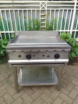 HOT DEALS..Kompor Tepanyaki Flat Double atas bawah Flat stainless