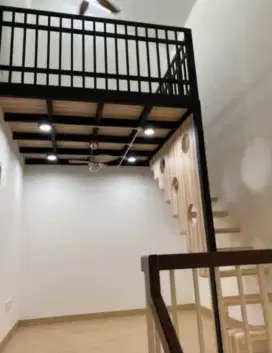 Kanopi mezzanine minimalis modern