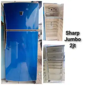 Kulkas SHARP jumbo bekas bergaransi