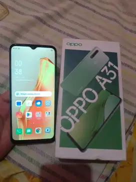 Jual fullset handphone Android second Oppo A31. 6/128gb.tdk ada minus.