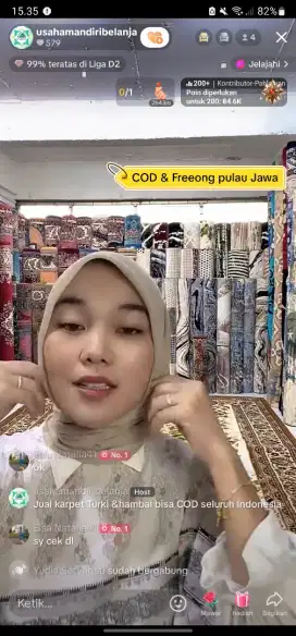 Di cari host live perempuan umur 18/26