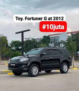 Toyota Fortuner G at diesel 2012 hitam #10juta