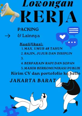 gudang packing barang paket logistik