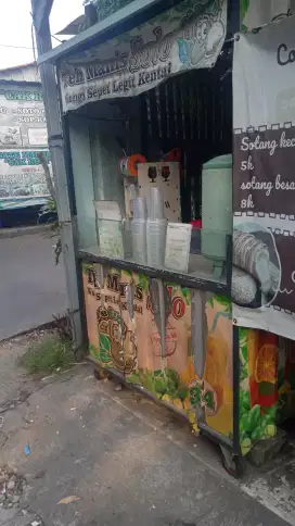 Di jual grobak teh solo dan perlengkapan nya