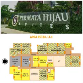 Retail di permata hijau suites lantai 1 kebayoran lama jakarta selatan