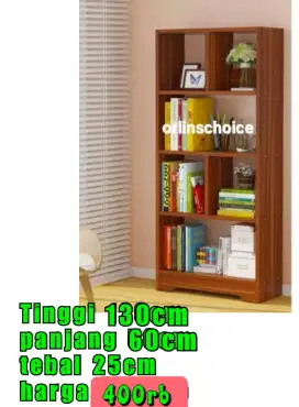 Rak buku, rak kantor, rak kost kios toko