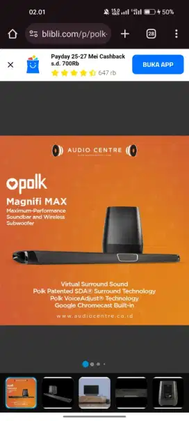 Speaker polk manigfi second