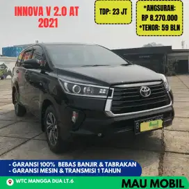 FULL ORI TDP 23JUTA, Innova V 2.0 At 2020/2021/2022 Hitam, KM 35rb