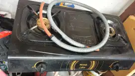 Kompor 2 tungku+selang