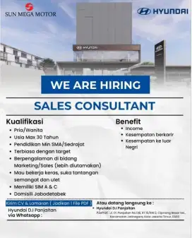 Sales Mobil Hyundai