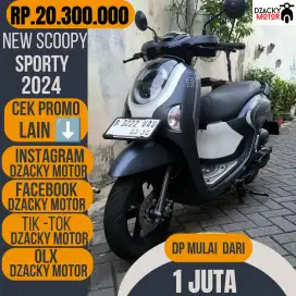 NEW SCOOPY SPORTY 2024 SECOND LIKE NEW