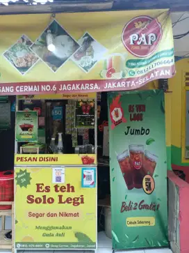 Booth portable dan mesin Sealer cup