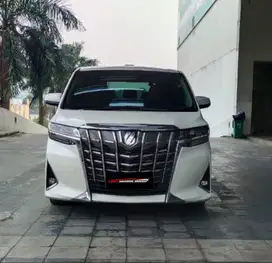 ALPHARD G 2.5 ATPM 2019 WHITE ON BEIGE