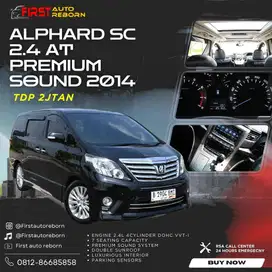 (Tdp 2jtan) Alphard SC 2.4 at Premium Sound 2014 Black
