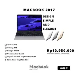 Macbook 2017 RAM 8/512 GB i5