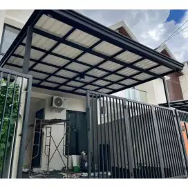 Pemasangan kanopi pagar dll