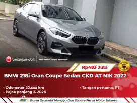 [ PAJAK PANJANG ] BMW 218i 218 i Gran Coupe Sedan CKD AT 2022/2023