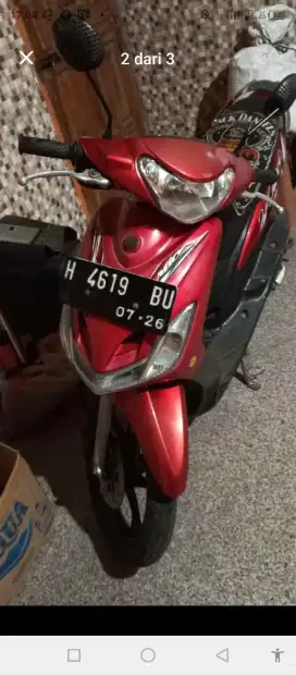 Mio sporty merah 2011 complete ready jalan2