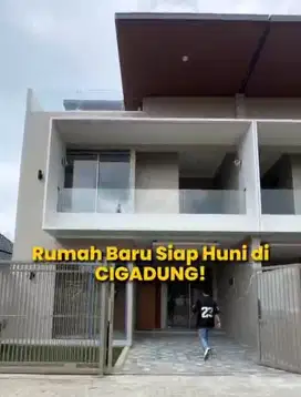 Rumah cigadung bandung utara 2 lantai