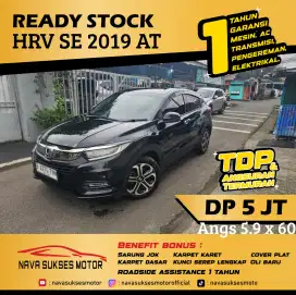 TDP 5 Jt Angs Termurah Honda HRV SE 2019 Matic Hitam Low Km Like New
